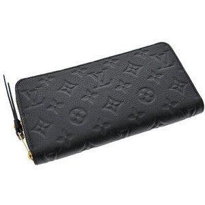 Louis Vuitton Zippy Wallet Empreinte Zip Long Leather Noir Black LV